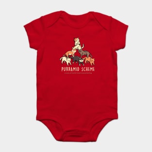 Purramid Scheme - Funny Cute Cat Gift Baby Bodysuit